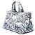 Borsa Canapa in tela stampata floreale blu media di Prada Blu chiaro - vista 2
