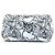 Borsa Canapa in tela stampata floreale blu media di Prada Blu chiaro - vista 3