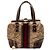 Gucci Beiger Horsebit Canvas Web Handtasche
