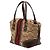 Gucci Beiger Horsebit Canvas Web Handtasche - Ansicht 2