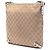 Bolso cruzado Gucci de lona GG beige Abbey D Ring - vista 2