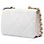 Wallet On Chain Cartera con Cadena 19 de Cuir de Cordero Blanco de Chanel - vista 2