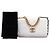 Wallet On Chain Cartera con Cadena 19 de Cuir de Cordero Blanco de Chanel - vista 8