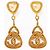 Chanel Vintage Nieten Statement Ohrringe Golden