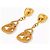 Chanel Vintage Nieten Statement Ohrringe Golden - Ansicht 3