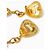 Chanel Vintage Nieten Statement Ohrringe Golden - Ansicht 5