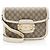 Borsa a Spalla Media Gucci GG Supreme Horsebit 1955 Marrone Beige