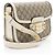 Borsa a Spalla Media Gucci GG Supreme Horsebit 1955 Marrone Beige - vista 2