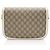 Borsa a Spalla Media Gucci GG Supreme Horsebit 1955 Marrone Beige - vista 3