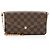 Pochette Félicie Pochete Felicie Damier Ebene da Louis Vuitton Marrom