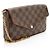 Pochette Félicie Pochete Felicie Damier Ebene da Louis Vuitton Marrom - vista 2