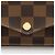 Pochette Félicie Pochete Felicie Damier Ebene da Louis Vuitton Marrom - vista 9