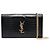 Bolsa de Ombro Cassandre Croco da Saint Laurent Preto