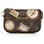 Mini Pochette Accessoires de lona Monogram con parches de edición limitada Louis Vuitton Castaño Beige