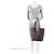 Louis Vuitton Monogram Empreinte Citadine PM Tote Lila - Ansicht 5