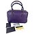 Borsa Prada in pelle Saffiano Lux piccola con manico superiore viola Porpora - vista 2