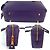 Borsa Prada in pelle Saffiano Lux piccola con manico superiore viola Porpora - vista 4
