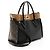 On My Side MM Tote aus Kalbsleder und Monogram Canvas von Louis Vuitton Schwarz - Ansicht 2