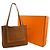 Borsa Tote Elier 31 di Hermès in pelle marrone D'oro Metallico - vista 9