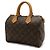 Borsa Louis Vuitton Monogram Speedy 25 Marrone - vista 2