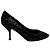 Décolleté a punta tonda in suede nero con paillettes Giuseppe Zanotti