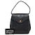 Timeless Borsa a mano in pelle di agnello matelassé Chanel Coco Mark Nero