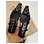 Gucci Slingbacks in rete nera con cristalli GG Nero - vista 2