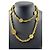 Chanel Collana Medaglia Logo CC Coco Placcata Oro D'oro