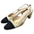 Décolleté Slingback Bicolore Chanel Nero Beige  - vista 1