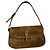 Borsa piccola in suede Solferino di Saint Laurent Marrone