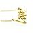 Tiffany & Co Collana Pendente Graffiti Love di Tiffany Paloma Picasso D'oro - vista 4
