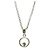 Collana Pendente Chopard Happy Diamonds in Oro Bianco Argento - vista 2