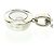 Collana Pendente Chopard Happy Diamonds in Oro Bianco Argento - vista 3