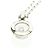 Collana Pendente Chopard Happy Diamonds in Oro Bianco Argento - vista 6