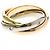 Cartier Trinity Ring mit 5 Diamanten Golden - Ansicht 3