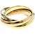 Cartier Trinity Ring mit 5 Diamanten Golden - Ansicht 5