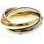 Cartier Trinity Ring mit 5 Diamanten Golden - Ansicht 8