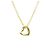 Elsa Peretti Tiffany & Co Collana Pendente Cuore Aperto in Oro Giallo Tiffany D'oro - vista 2