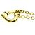 Elsa Peretti Tiffany & Co Collana Pendente Cuore Aperto in Oro Giallo Tiffany D'oro - vista 3
