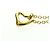 Elsa Peretti Tiffany & Co Collana Pendente Cuore Aperto in Oro Giallo Tiffany D'oro - vista 6