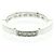 Cartier Maillon Panthère Ring mit 4 Diamanten Silber
