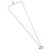 Collana Christian Dior metallo dorato Auth BA11499 - vista 2