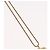 Collana Christian Dior metallo dorato Auth BA11499 - vista 4