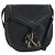 Borsa a Spalla in Pelle Nera Argento SAINT LAURENT Auth bs33702 Nero