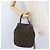 Borsa a mano in tela Zucca FENDI nera e marrone Auth BSZ141 Nero - vista 20