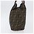 Borsa a mano in tela Zucca FENDI nera e marrone Auth BSZ141 Nero - vista 4
