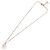 Collana Christian Dior metallo tono oro Auth BA11477 - vista 10
