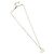 Collana Christian Dior metallo tono oro Auth BA11477 - vista 2