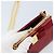 Borsa a Spalla Vala Chain in Pelle Rossa e Oro Auth ARZ298 di Salvatore Ferragamo Rosso D'oro - vista 10