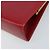 Borsa a Spalla Vala Chain in Pelle Rossa e Oro Auth ARZ298 di Salvatore Ferragamo Rosso D'oro - vista 17
